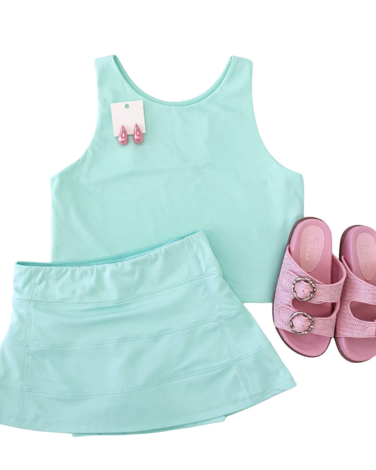 Teal Razorback Tank Top - Belle Cher – Izzy B Tween Boutique